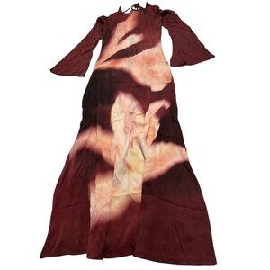 The Wolf Gang Leona Maxi Dress in Cocoa Flower